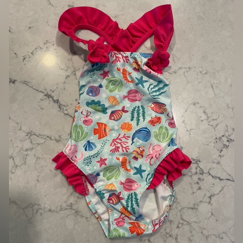 Girls Mayoral swimsuit size 12 mo